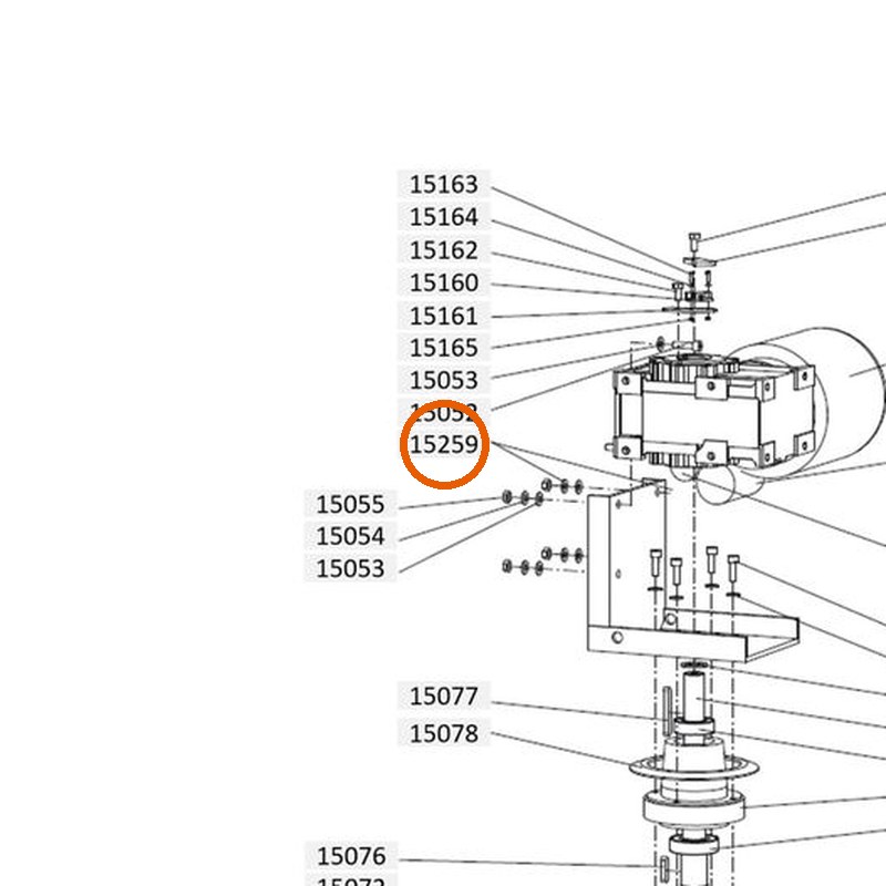 Collomix getande veerring J 8,4 (DIN 6797) voor XM 2-650 en XM 3-900