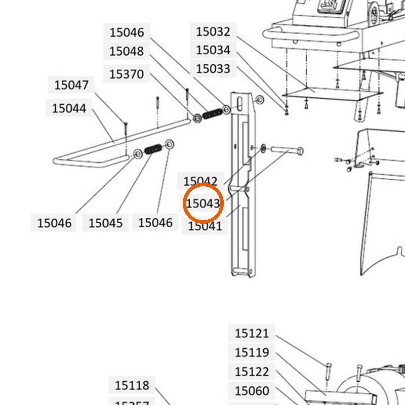 Collomix zeskantbout M12 x 85 (DIN 933) voor XM 2-650 en XM 3-900