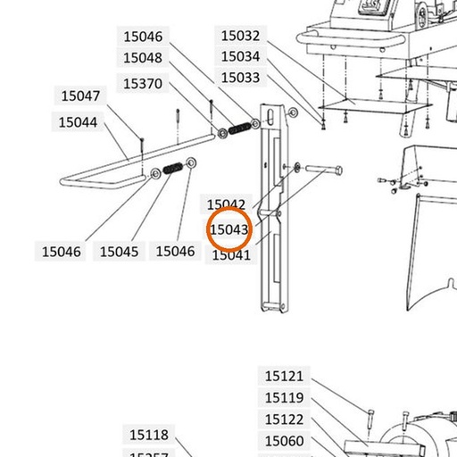 Collomix zeskantbout M12 x 85 (DIN 933) voor XM 2-650 en XM 3-900