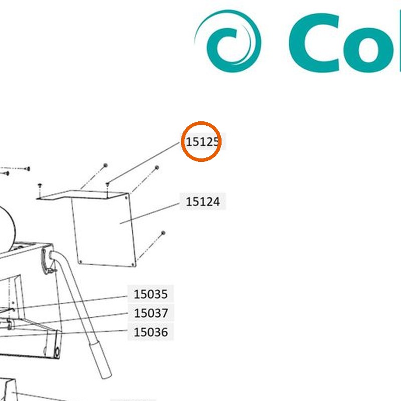 Collomix greepschroef M4 x 8 voor XM 2-650 en XM 3-900