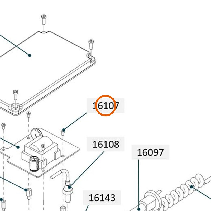 Collomix bolkopinbusbout met flens (DIN 7380) voor oneMIX 340, XM 2-650 en XM 3-900