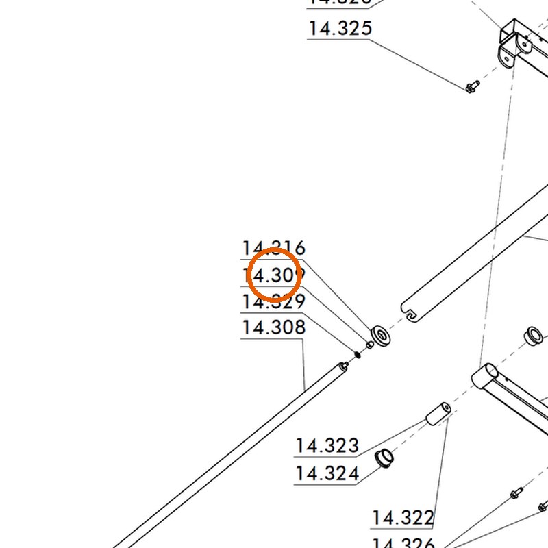 Collomix dopmoer M8 (DIN 1587) voor RMX en oneMIX 340