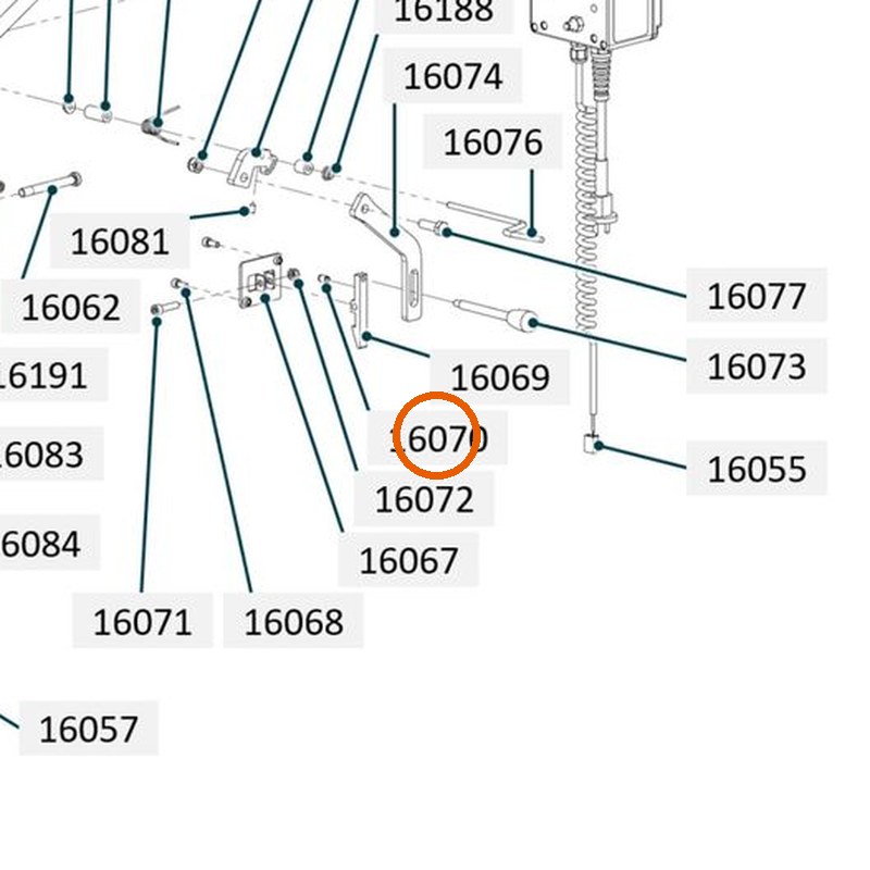 Collomix drukveer D-10022-01 voor oneMIX 340