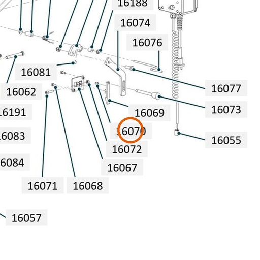 Collomix drukveer D-10022-01 voor oneMIX 340