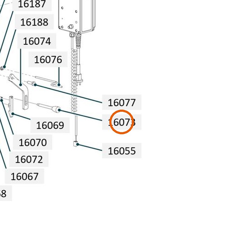 Collomix greepstang met schakelknop voor oneMIX 340