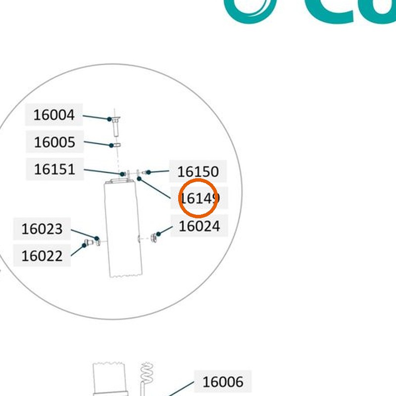 Collomix magneet D10 x 2 voor oneMIX 340