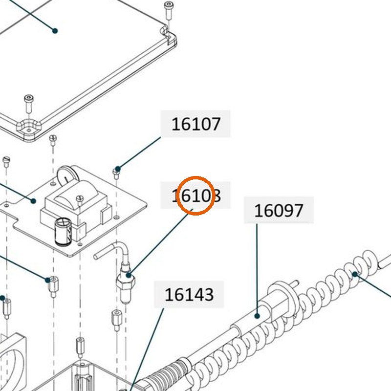 Collomix reedsensor MS-228-3-3 voor oneMIX 340