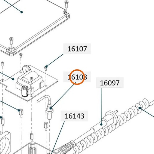 Collomix reedsensor MS-228-3-3 voor oneMIX 340