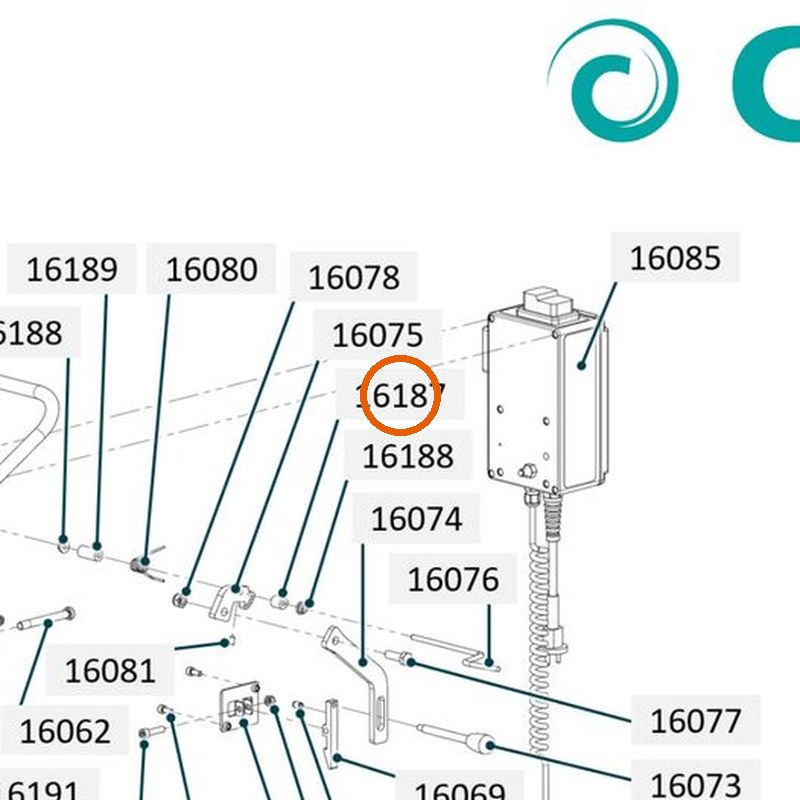 Collomix afstandsbus 12 x 5,3 x 13 voor oneMIX 340