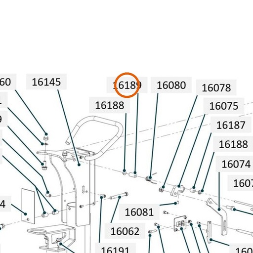 Collomix afstandsbus 12 x 5,3 x 25 voor oneMIX 340