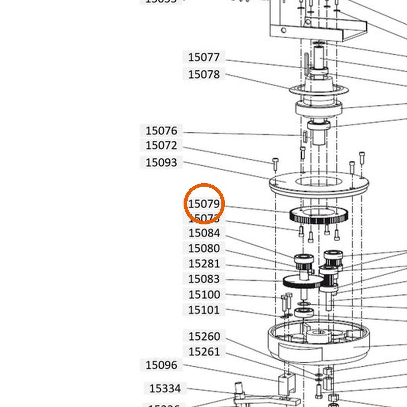 Collomix zonnewiel voor XM 2-650 en XM 3-900