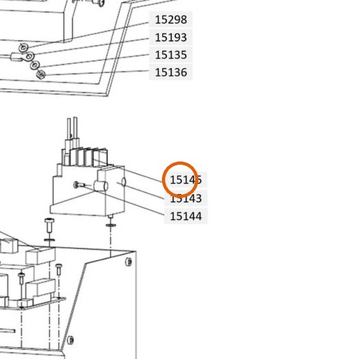 Collomix magneetschakelaar 220 V 50 Hz 4 maakcontacten voor XM 2-650 en XM 3-900