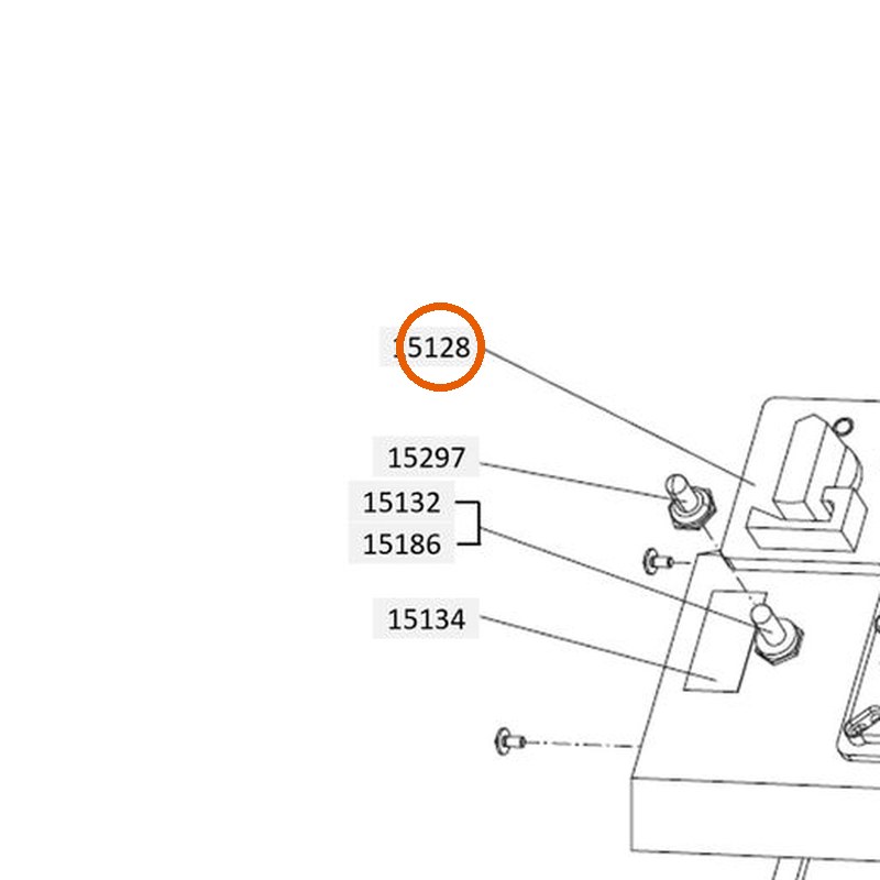 Collomix hoofdschakelaar/noodstop 230 V 50 Hz voor XM 2-650
