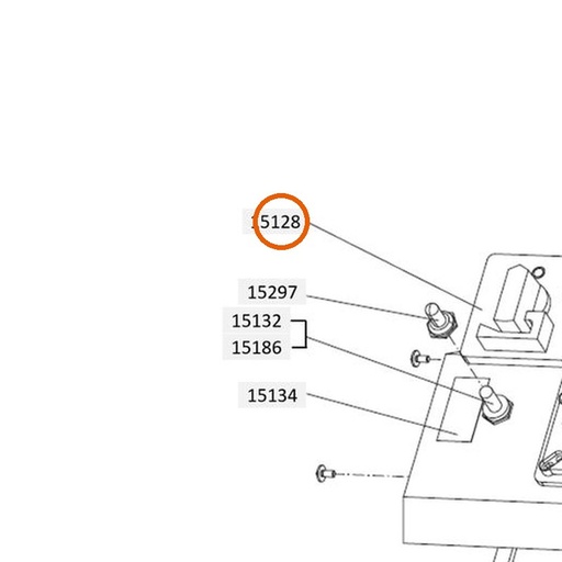Collomix hoofdschakelaar/noodstop 230 V 50 Hz voor XM 2-650