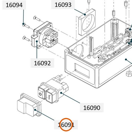 Collomix afdekframe voor oneMIX 340 en LevMix