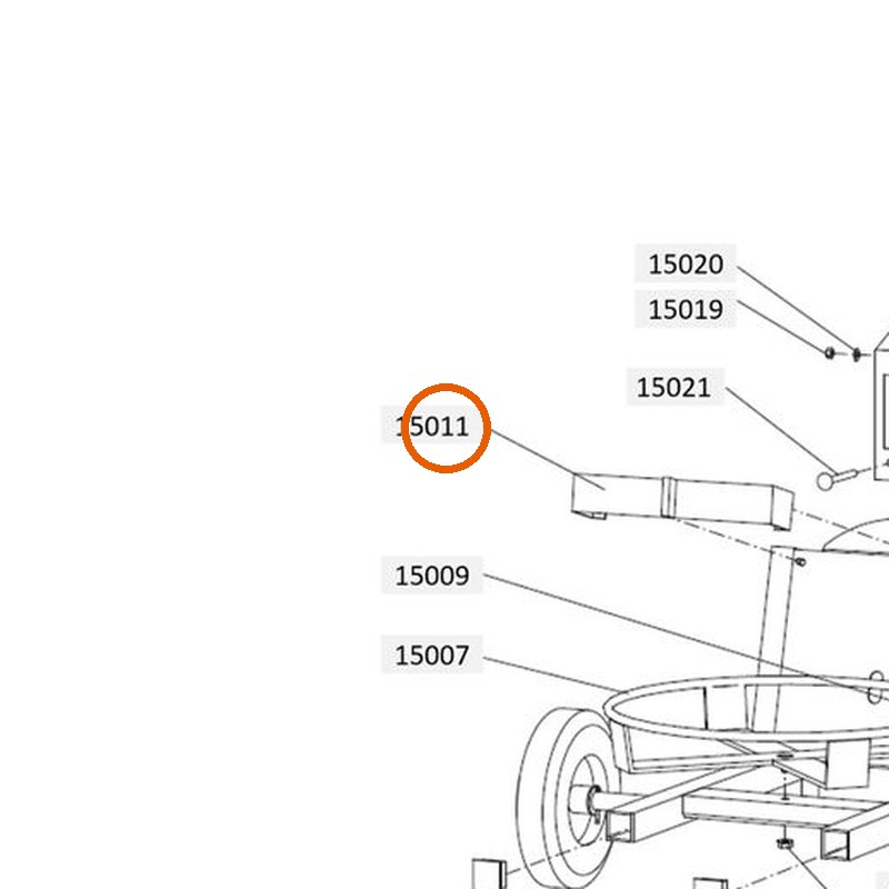 Collomix kuipaanslag 65 l voor XM 2-650