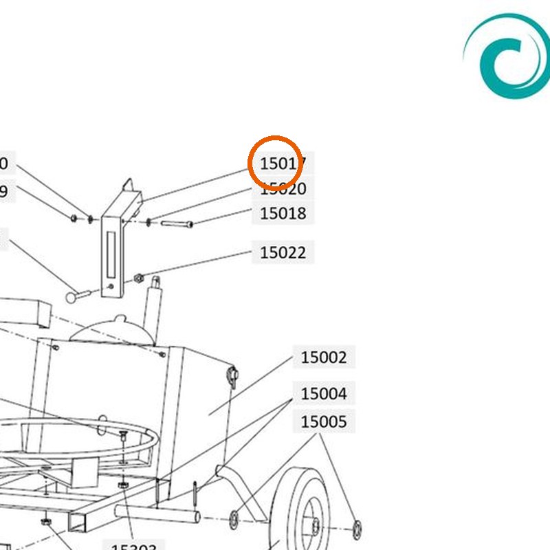 Collomix kantelwip voor XM 2-650 en XM 3-900