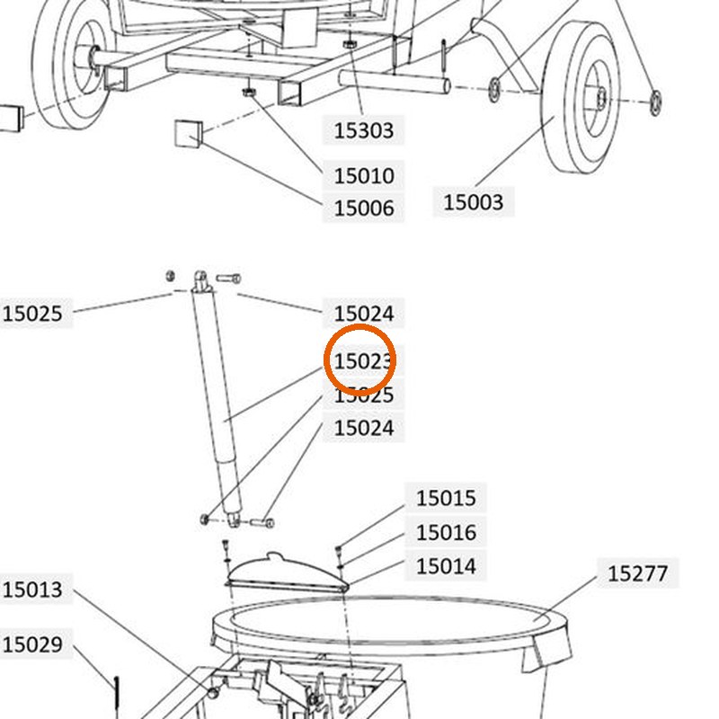 Collomix gasveer met beschermbuis voor XM 2-650 en XM 3-900