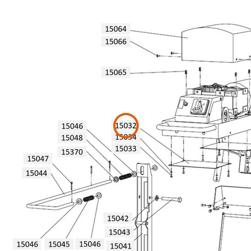 Collomix afdekplaat arm voorzijde voor XM 2-650 en XM 3-900