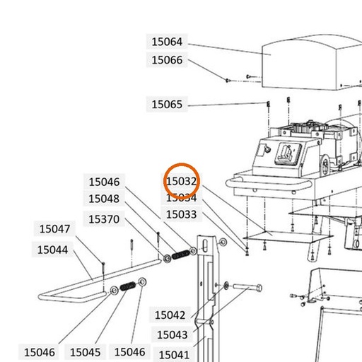Collomix afdekplaat arm voorzijde voor XM 2-650 en XM 3-900