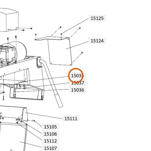 Collomix afdekplaat arm achterzijde voor XM 2-650 en XM 3-900