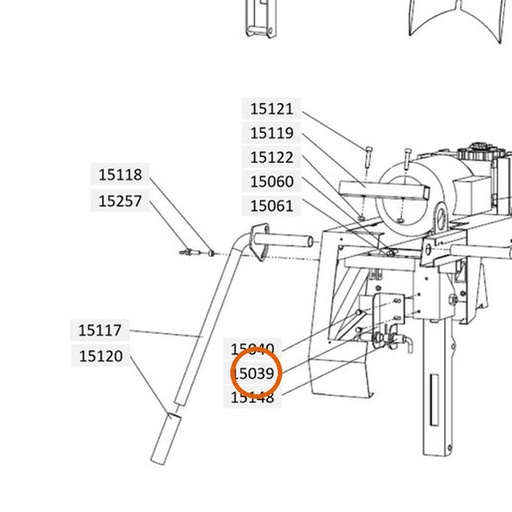 Collomix houder naderingsschakelaar voor XM 2-650 en XM 3-900