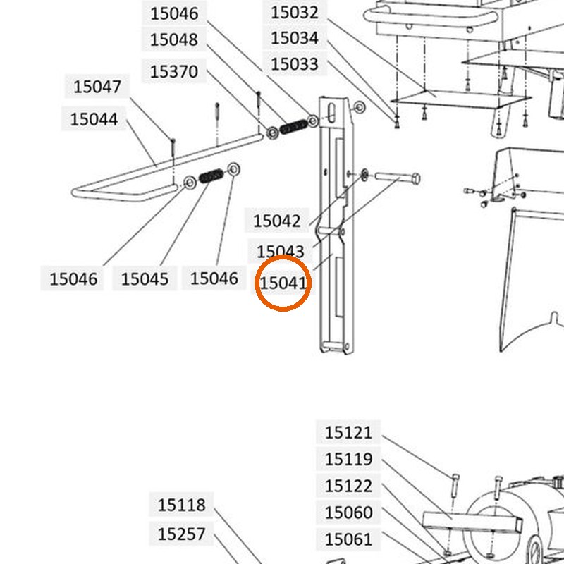 Collomix palhendel voor XM 2-650 en XM 3-900