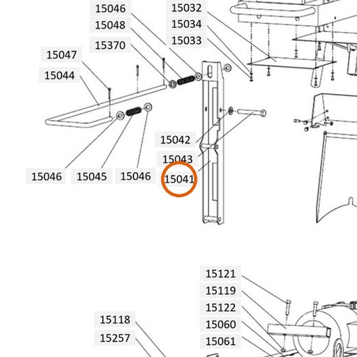 Collomix palhendel voor XM 2-650 en XM 3-900