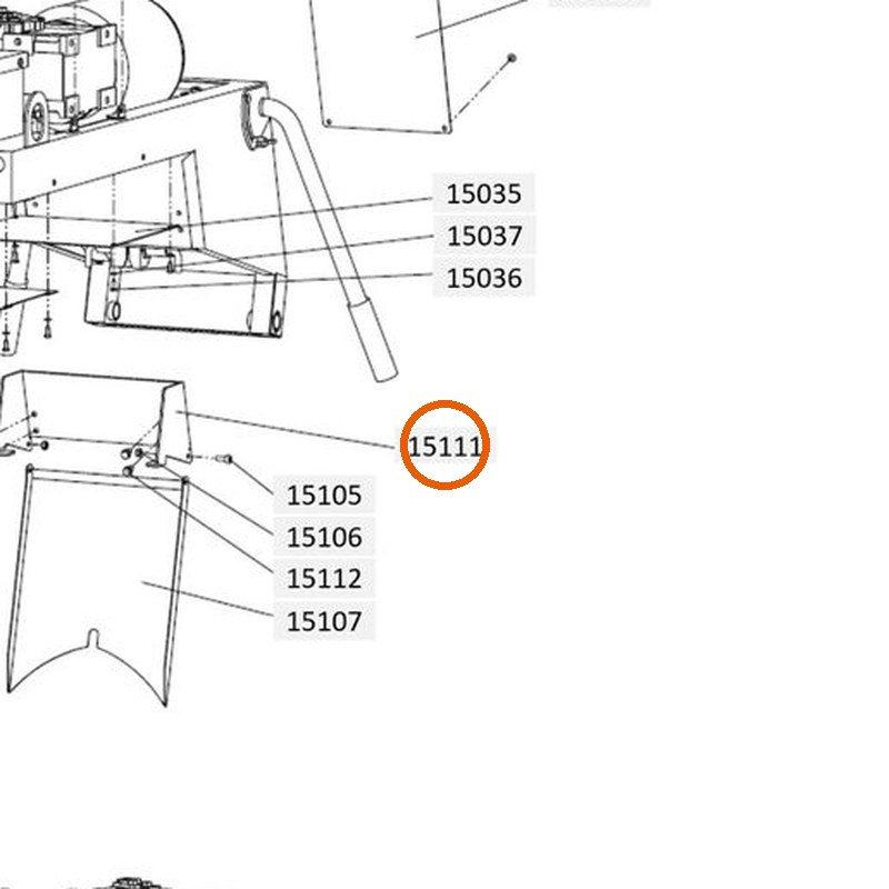 Collomix neerhouder kuip 65 l voor XM 2-650