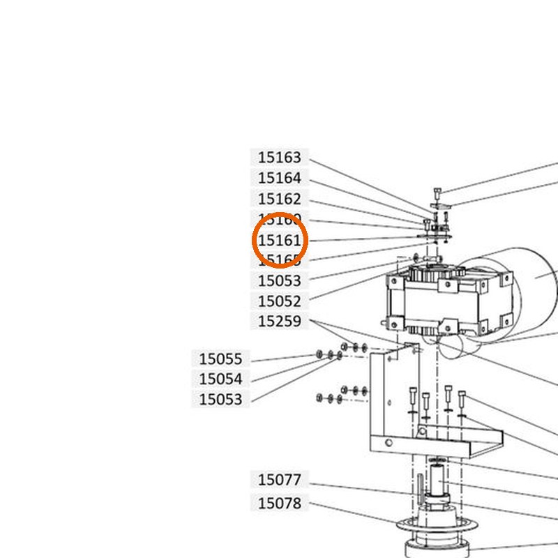 Collomix houder reedsensor aluminium voor XM 2-650 en XM 3-900