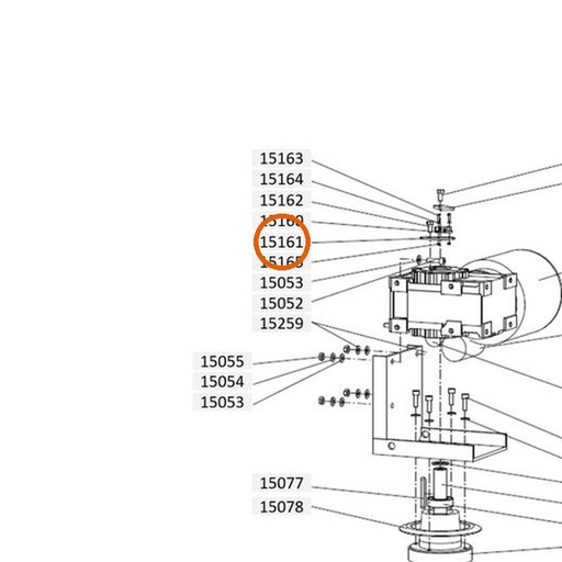 Collomix houder reedsensor aluminium voor XM 2-650 en XM 3-900