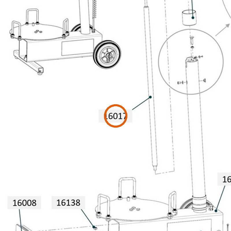 Collomix gasveer voor oneMIX 340