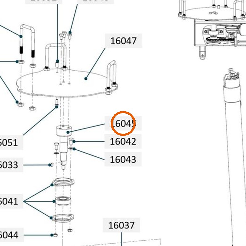 Collomix lagerpen voor oneMIX 340