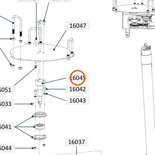 Collomix lagerpen voor oneMIX 340