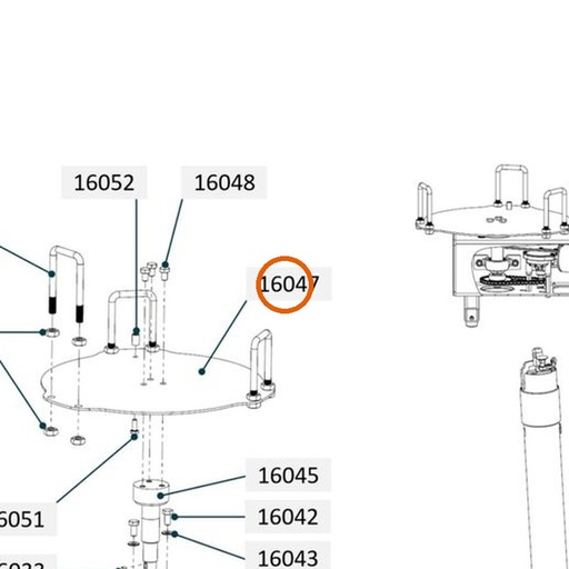 Collomix steunschotel voor oneMIX 340