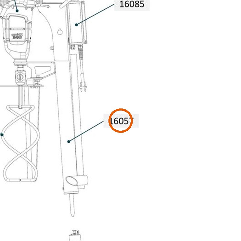 Collomix telescoopkolom voor oneMIX 340