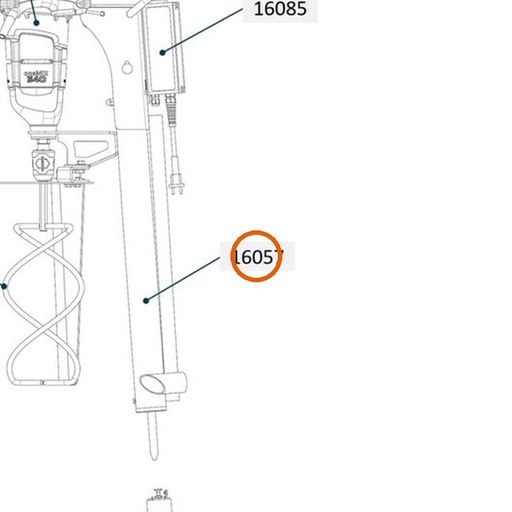 Collomix telescoopkolom voor oneMIX 340