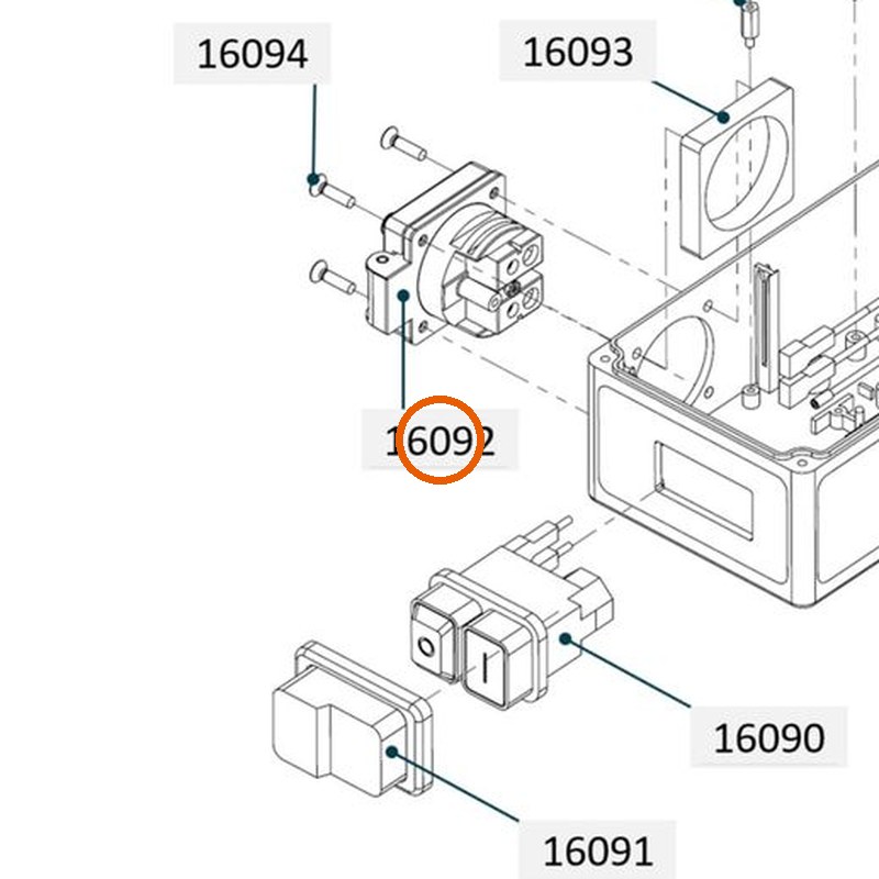 Collomix inbouwcontactdoos 230 V voor oneMIX 340