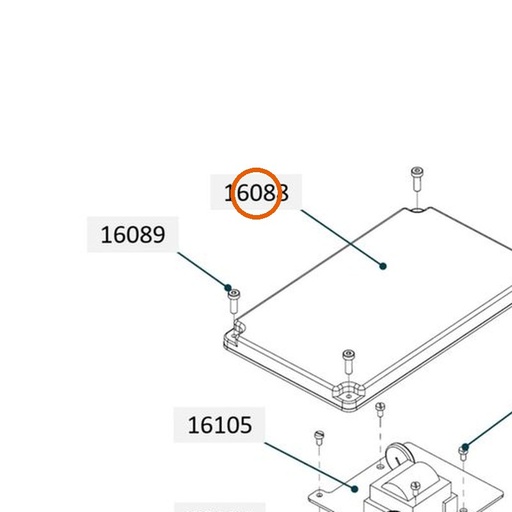 Collomix deksel schakelbox voor oneMIX 340