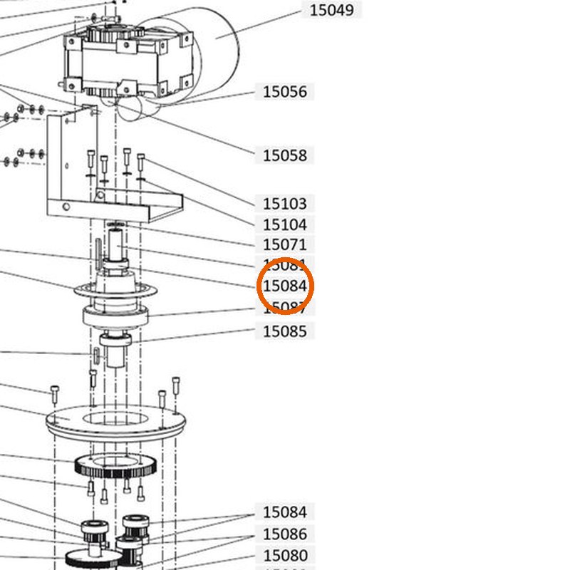 Collomix kogellager 6205 ZZ voor XM 2-650 en XM 3-900