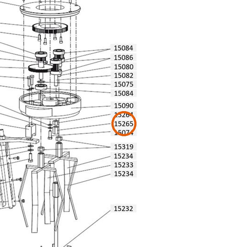 Collomix schroefdop M16 compleet voor XM 2-650 en XM 3-900
