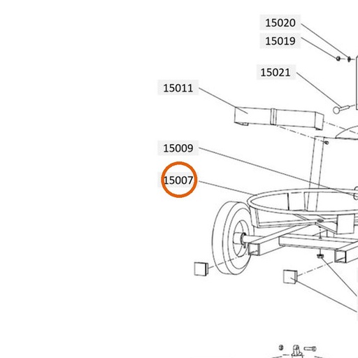 Collomix emmergeleiding voor XM 2-650 en XM 3-900 (70140)