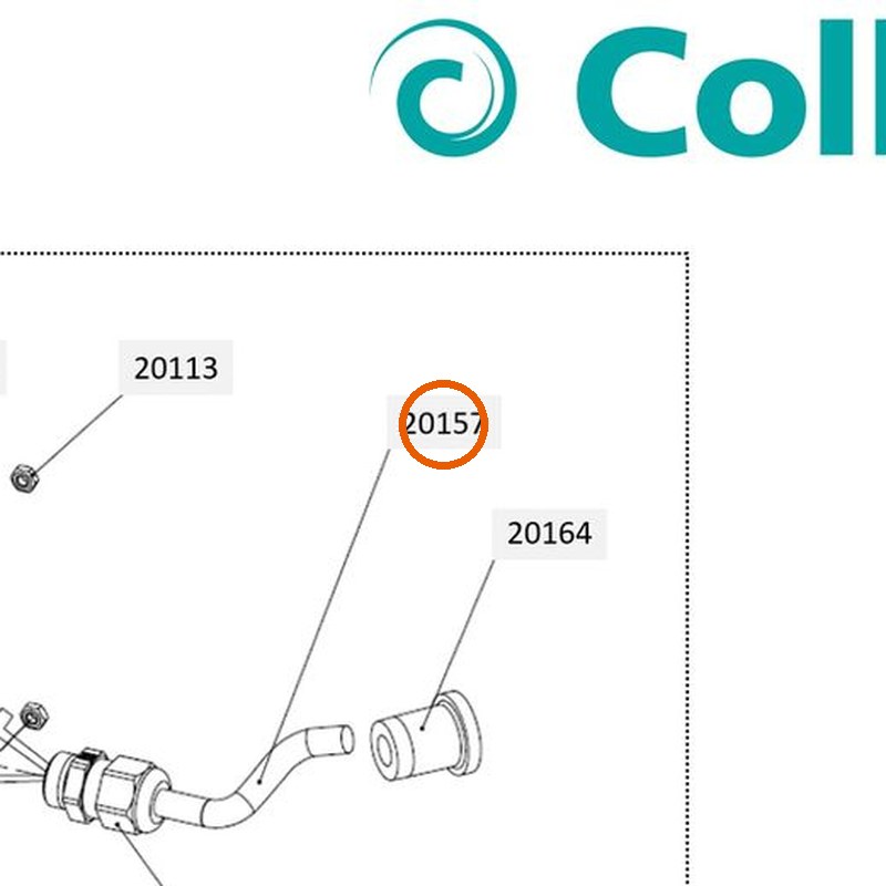 Collomix schakelaarkabel 230 V voor LevMix