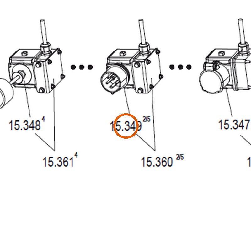 Collomix stekkerkraag 400 V compleet voor XM 2-650 en XM 3-900