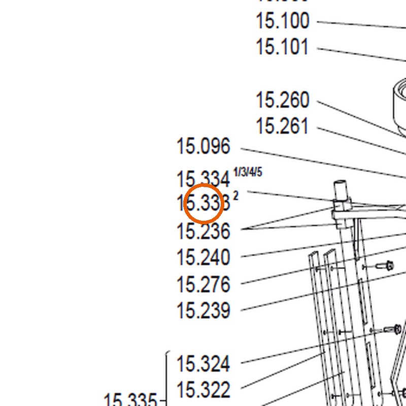 Collomix bevestigingsarm schraper voor XM 3-900