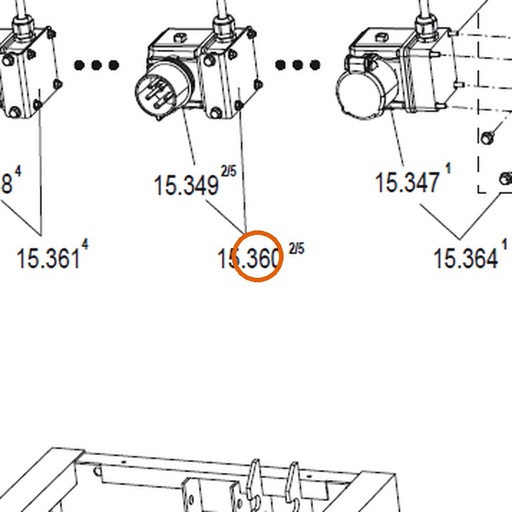Collomix stekkerkraag XM 400 V voor XM 2-650 en XM 3-900