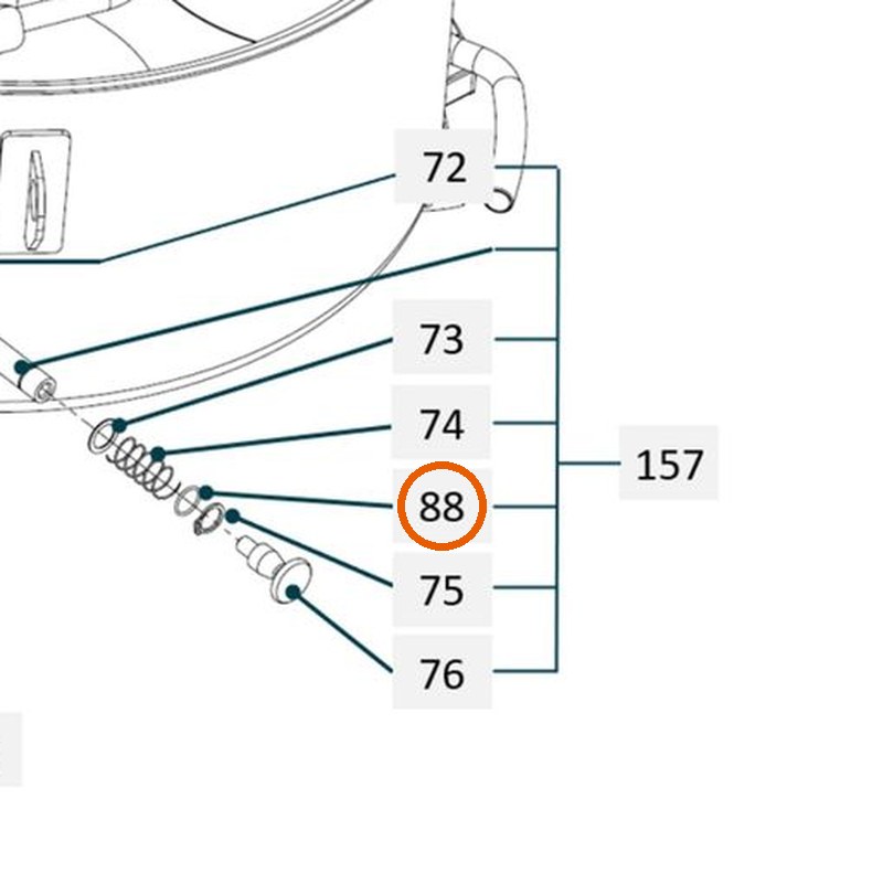 Collomix O-ring Ø20 x 2,0 voor TMX 1000 en TMX 1500