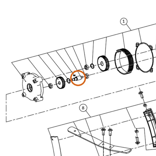 Collomix condensator voor Ergomix 1300