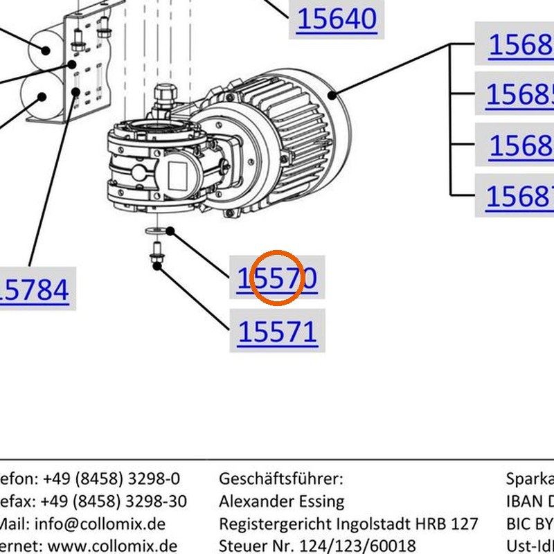 Collomix carrosseriering 8,4 x 30 verzinkt voor AOX 650, AOX-S en POX-S