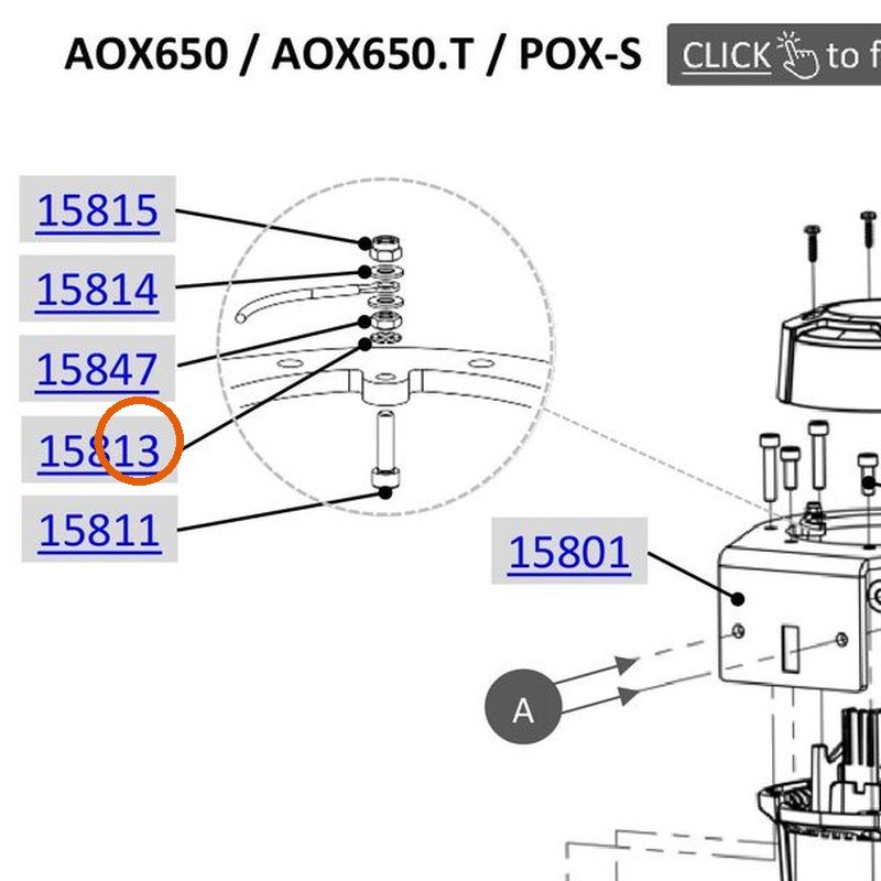 Collomix getande veerring B4,3 (DIN 6797) voor AOX 650 en POX-S